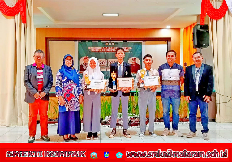 SMKN 3 Mataram Raih Juara 1 Lomba Videography