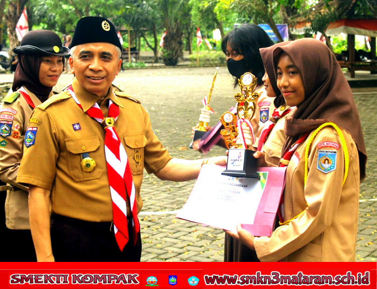 SMKN 3 Mataram Raih 6 Juara Pada Pekan Olahraga Pramuka (PORPRAM)