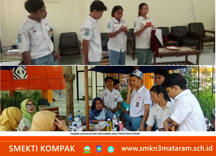 Kegiatan Wirausaha Kelas X Teknik Kima Industri SMK Negeri 3 Mataram