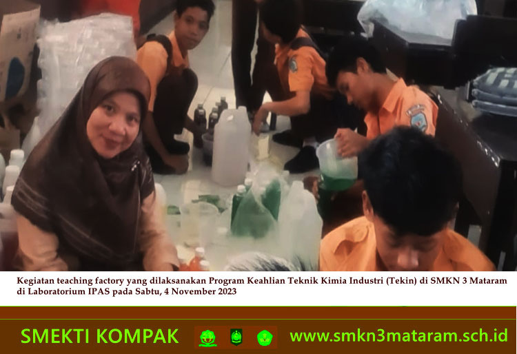 Program Keahlian Tekin SMKN 3 Matara Terapkan Teaching Factory